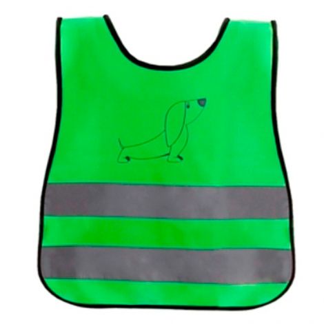 High-visibility vest green