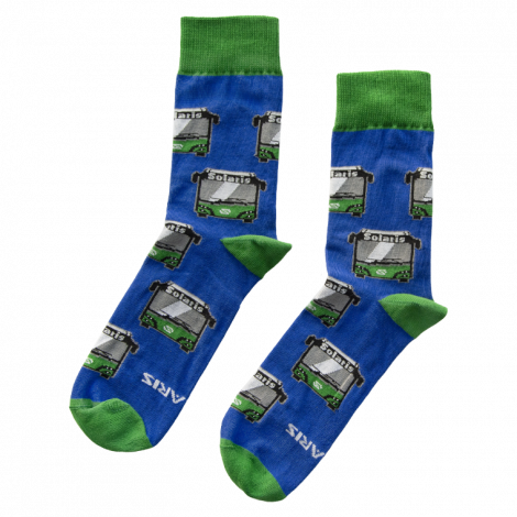 Green-blue socks